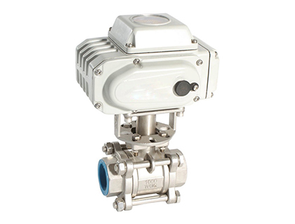 3PC electric ball valve