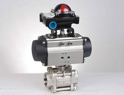 3pc pneumatic ball valve