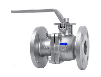 2PC FLANGED BALL VALVE